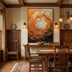 Abstract Art | Whirling Amber