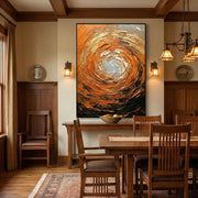 Abstract Art | Whirling Amber