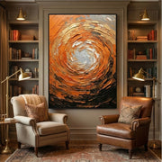 Abstract Art | Whirling Amber