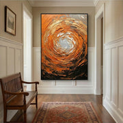 Abstract Art | Whirling Amber