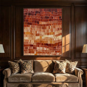 Abstract Art | Crimson Rhythm