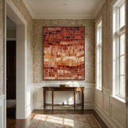 Abstract Art | Crimson Rhythm