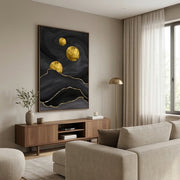 Contemporary Luxe Art | Golden Moon Passage