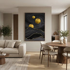 Contemporary Luxe Art | Golden Moon Passage