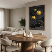 Contemporary Luxe Art | Golden Moon Passage