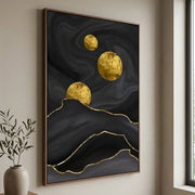 Contemporary Luxe Art | Golden Moon Passage