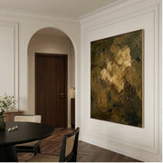 Wabi-Sabi Art | Golden Shadow Figure