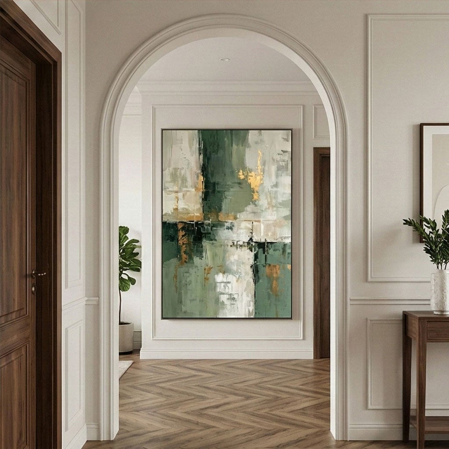 Contemporary Luxe Art | Verdigris Crossroads