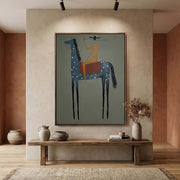 Vintage Americana Art | Long-Legged Lullaby