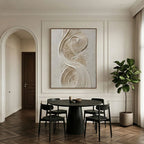 3D textured Art | Ivory Drift