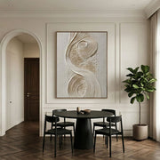 3D textured Art | Ivory Drift