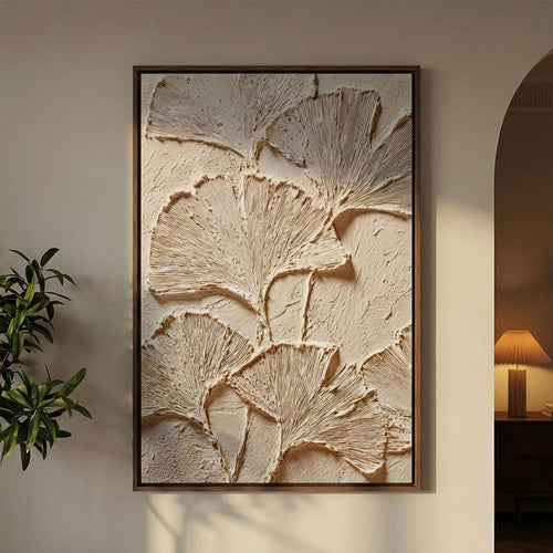 3D textured Art | Ginkgo Impressions