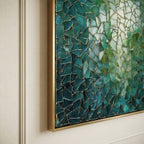 Contemporary Luxe Art | Emerald Kintsugi