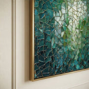 Contemporary Luxe Art | Emerald Kintsugi