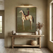 Vintage Americana Art | Olive Solitude