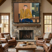Vintage Americana Art | Quiet Interlude