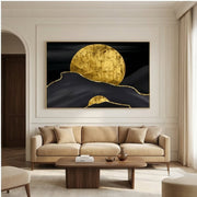 Contemporary Luxe Art | Gilded Horizon