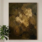 Wabi-Sabi Art | Golden Shadow Figure