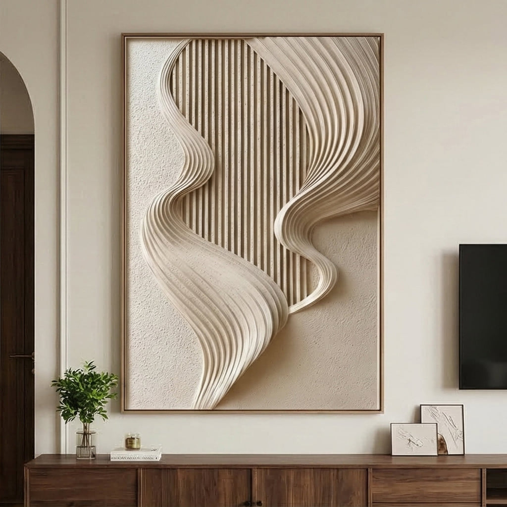 3D-Textured Art | Soft Veil Contour