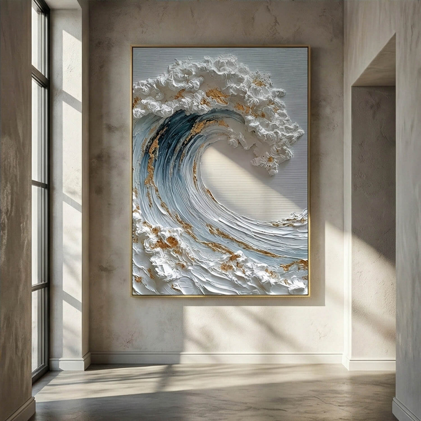 3D-Textured Art | Sculpted Sea