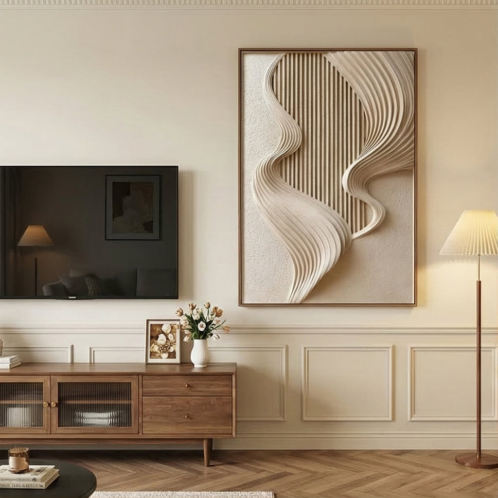3D-Textured Art | Soft Veil Contour