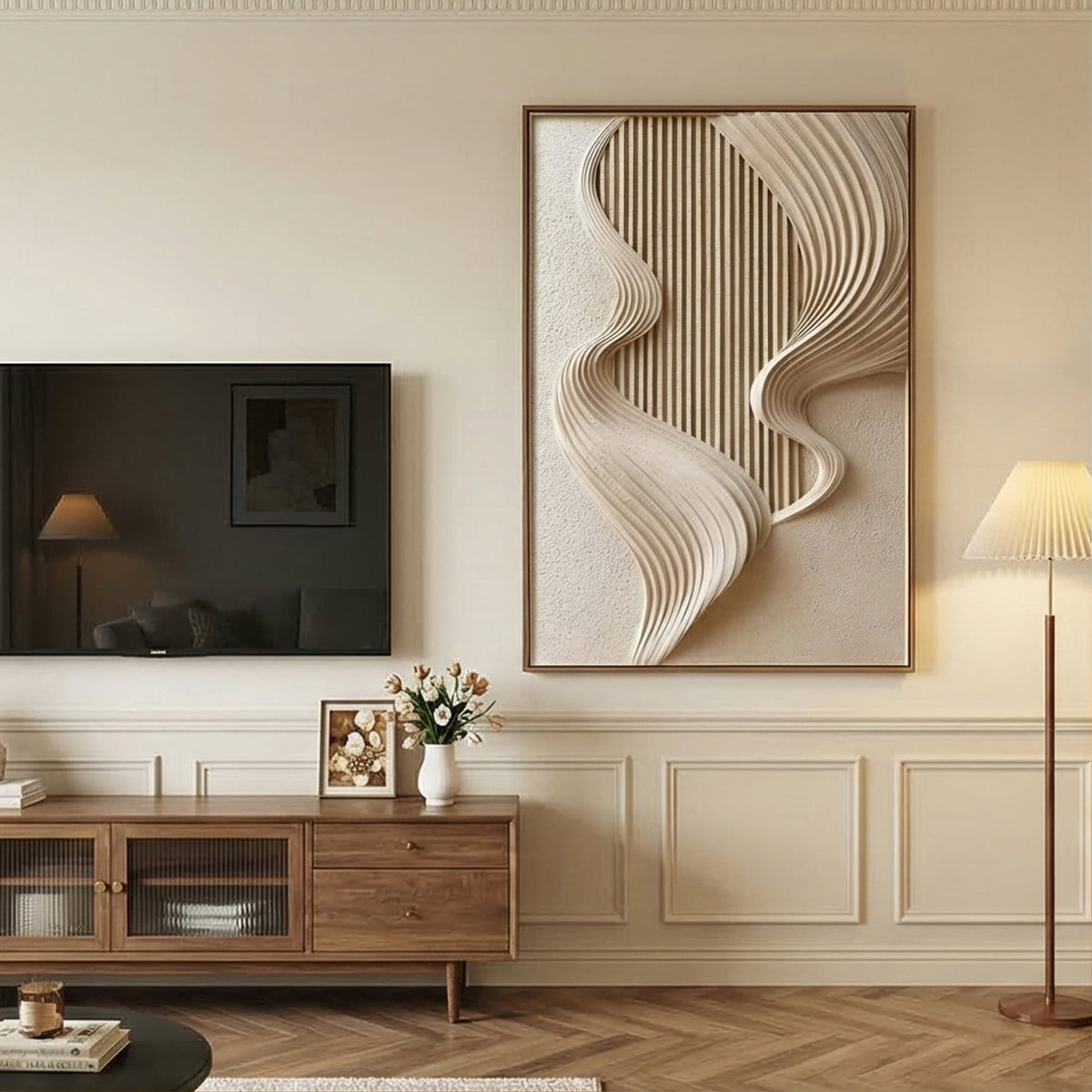 3D-Textured Art | Soft Veil Contour