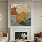 3D textured Art | Timeless Ginkgo Dance