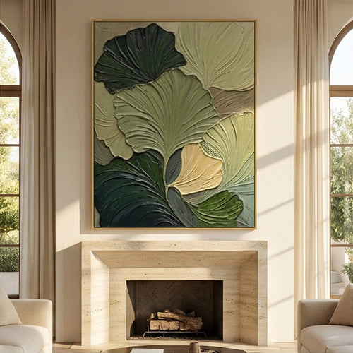 3D textured Art | Botanical Serenity