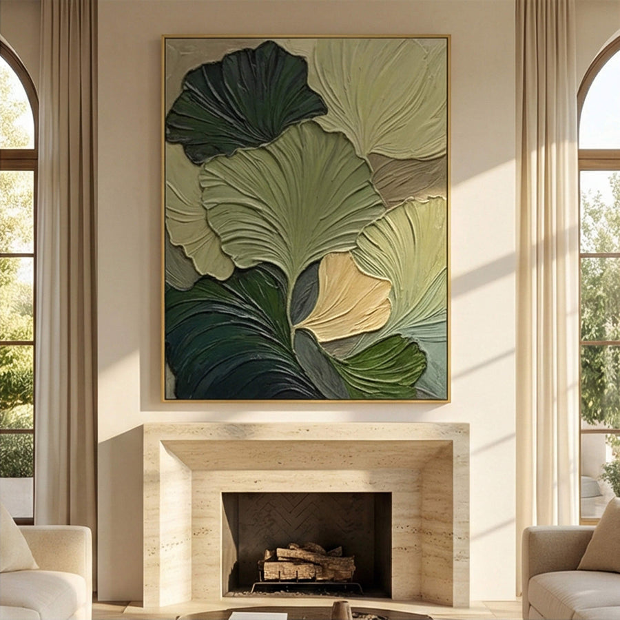 3D textured Art | Botanical Serenity