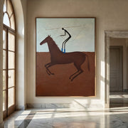 Vintage Americana Art | Galloping Rider