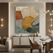 3D textured Art | Timeless Ginkgo Dance