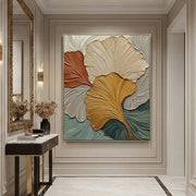 3D textured Art | Timeless Ginkgo Dance
