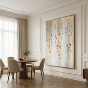 Contemporary Luxe Art | Golden Veil Drift