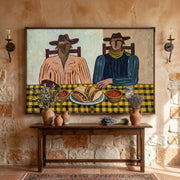 Vintage Americana Art | Taco Supper