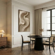 3D-Textured Art | Serene Ribbon Path
