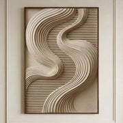 3D-Textured Art | Serene Ribbon Path
