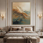 Abstract Art | Gold & Jade Rhythm