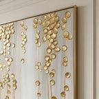 Contemporary Luxe Art | Golden Veil Drift