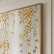 Contemporary Luxe Art | Golden Veil Drift