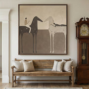 Vintage Americana Art | Evening Trail Riders
