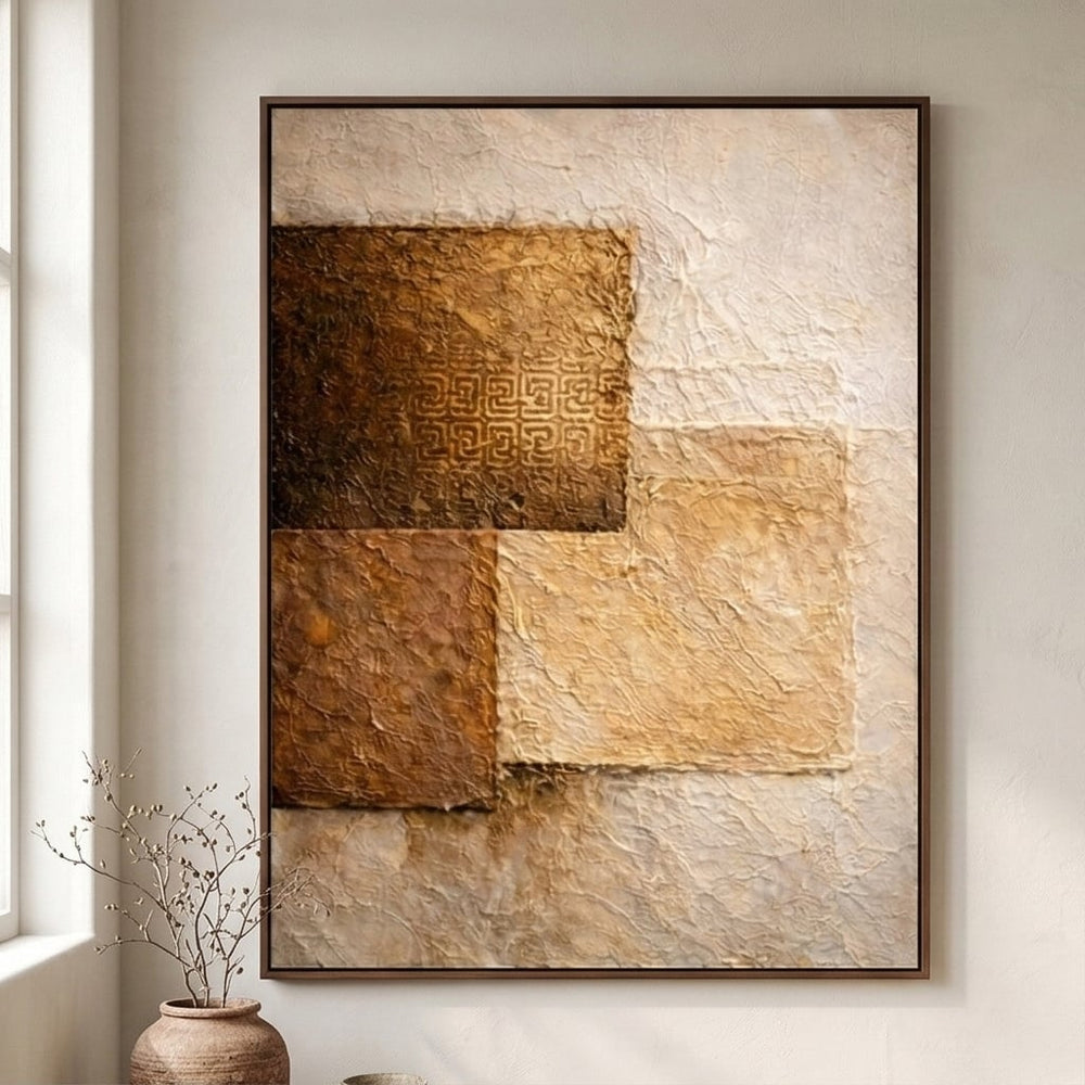 Contemporary Luxe Art | Ochre Relic