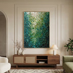 Contemporary Luxe Art | Emerald Kintsugi