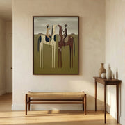 Vintage Americana Art | Prairie Encounter
