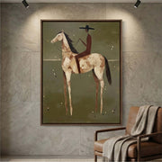 Vintage Americana Art | Olive Solitude