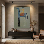 Vintage Americana Art | Long-Legged Lullaby