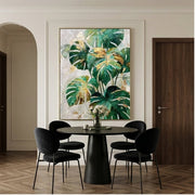 Contemporary Luxe Art | Gilded Monstera