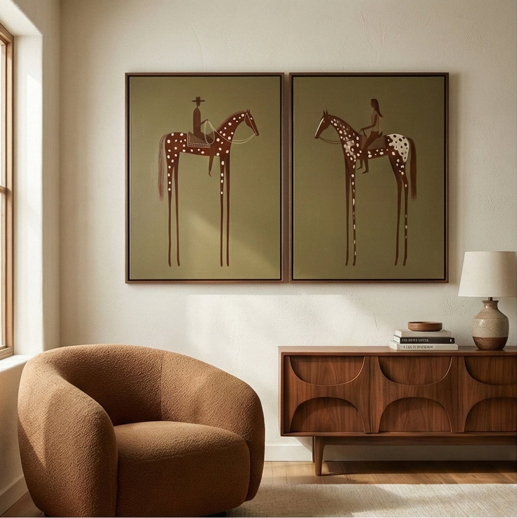 Vintage Americana Art | Spotted Reverie