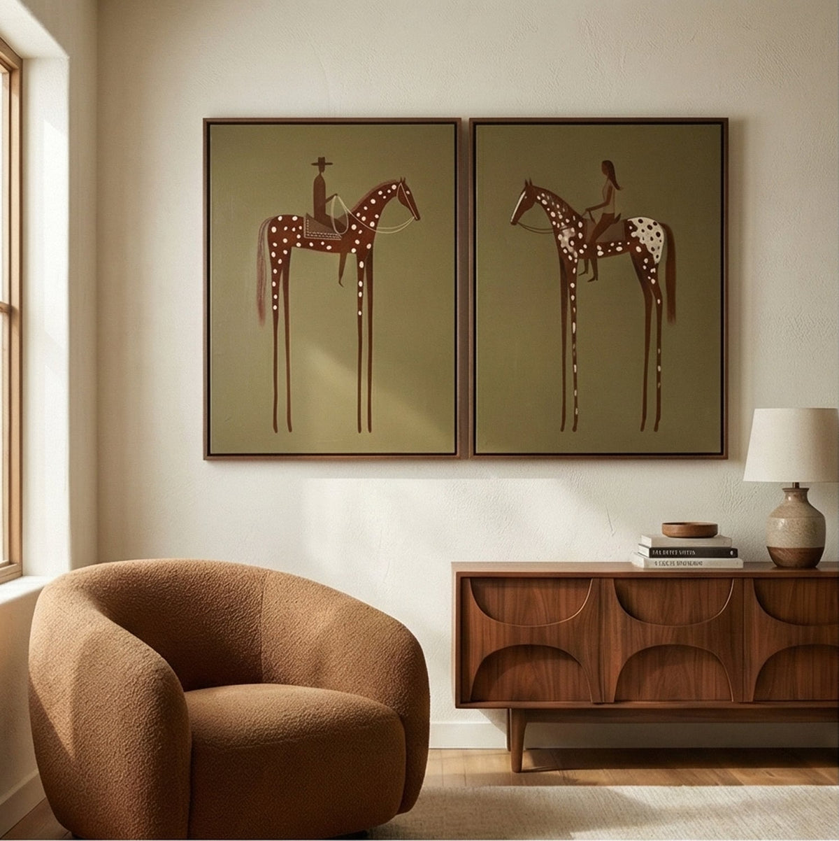 Vintage Americana Art | Spotted Reverie
