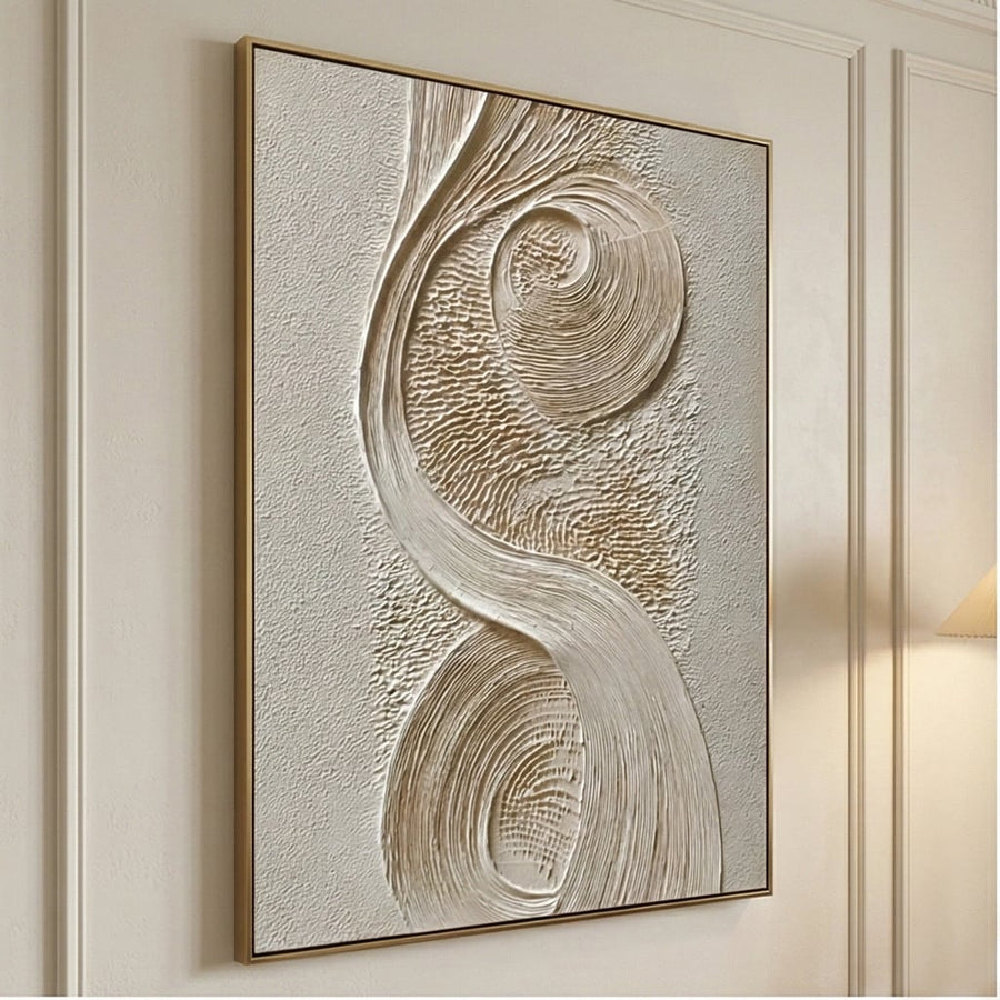 3D textured Art | Ivory Drift