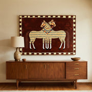 Vintage Americana Art | Spotted Horses